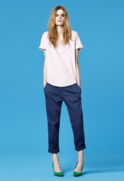 Zara TRF Color Pants 2011.2月Lookbook 高清圖片