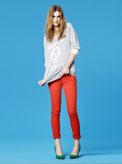 Zara TRF Color Pants 2011.2月Lookbook 高清圖片