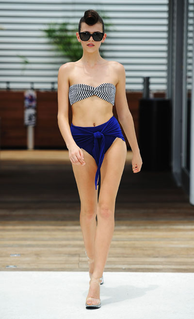 NORMA KAMALI SWIMWEAR 2012邁阿密泳裝秀場