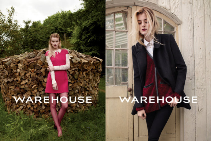 Warehouse 2011秋冬系列廣告 高清圖片